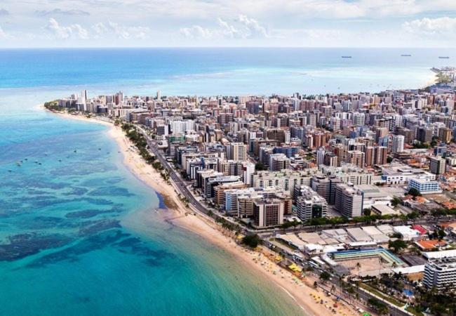 Maceió Apartamento 2 Quartos Beira-Mar Ponta Verde - Castelo B Temporada מראה חיצוני תמונה